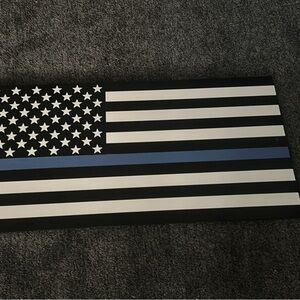 BACK THE BLUE AMERICAN FLAG